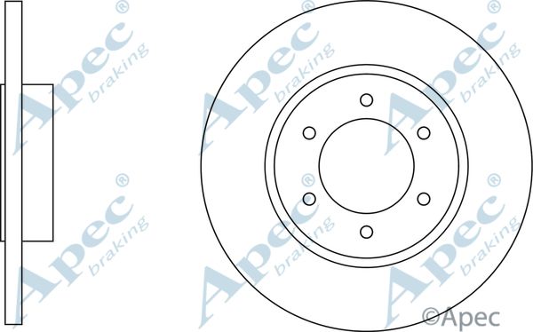 APEC BRAKING Piduriketas DSK3075